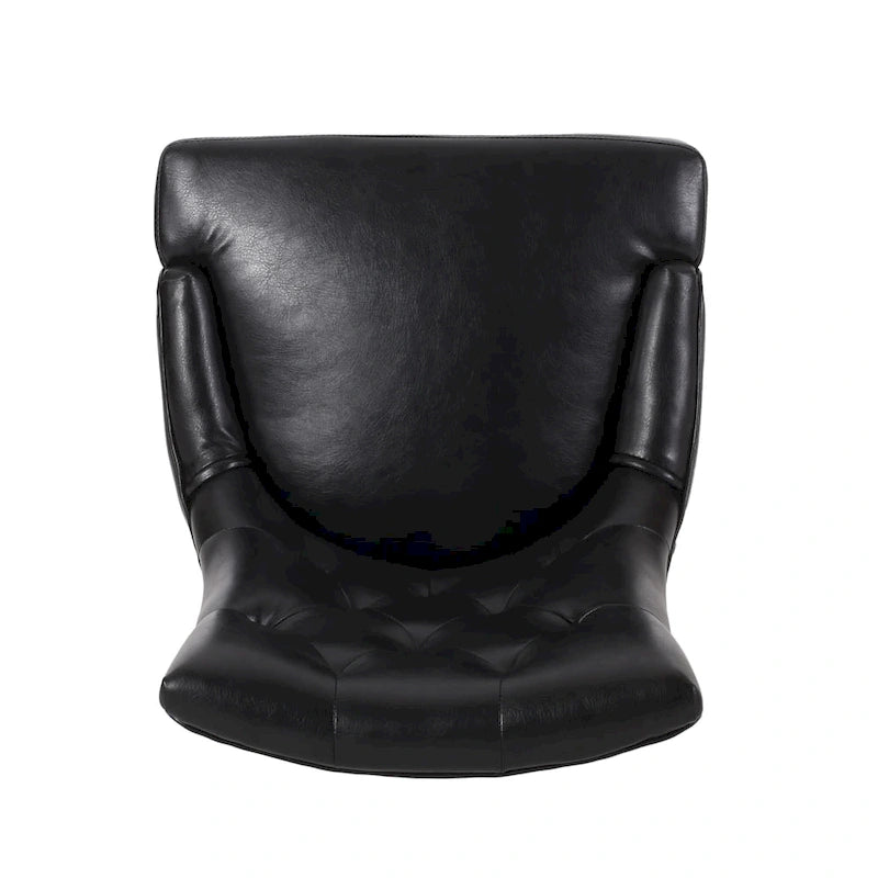 25.00 Inch Contemporary Wood Fabric Chair Upholstered