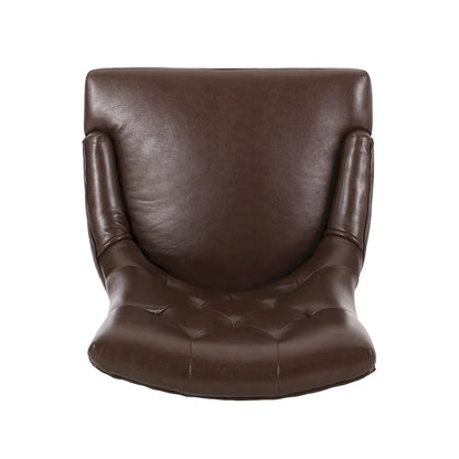 25.00 Inch Contemporary Wood Fabric Chair Upholstered