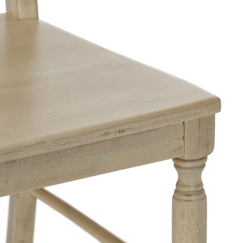 35.25 Inch Contemporary Wood Chair