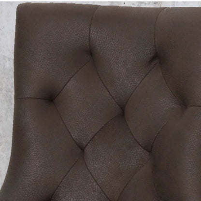 36 Inch Traditional Wood Fabric Chair Tufted