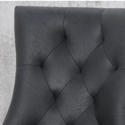 36 Inch Traditional Wood Fabric Chair Tufted