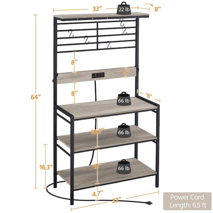 Rustic Metal Organizer Adjustable