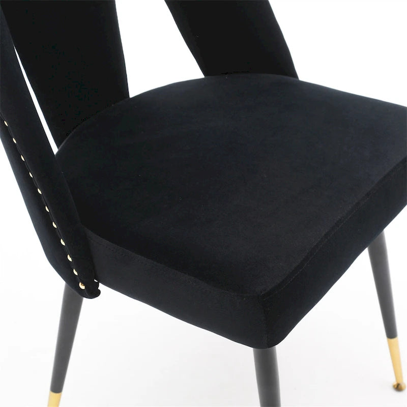 33 Inch Modern Wood Velvet Chair Swivel
