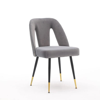 33 Inch Modern Wood Velvet Chair Swivel