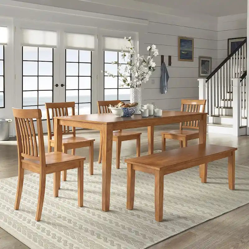 26.6 Inch Modern Wood Engineered Wood Dining Set
