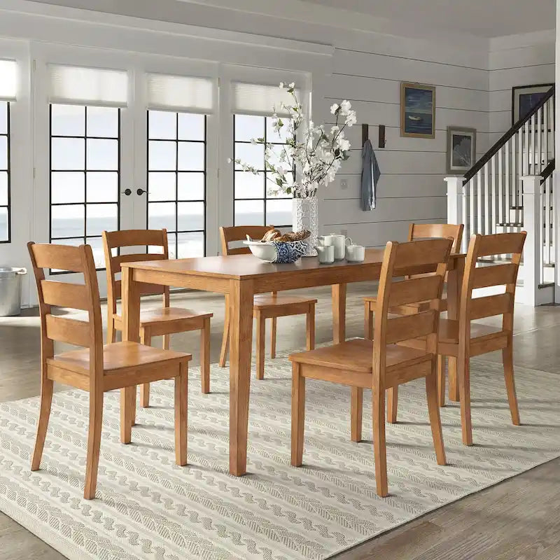 26.6 Inch Modern Wood Engineered Wood Dining Set