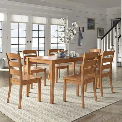 26.6 Inch Modern Wood Engineered Wood Dining Set