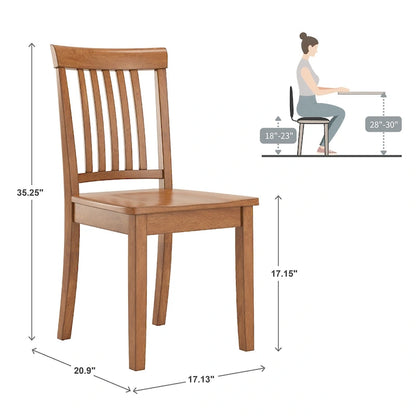 26.6 Inch Modern Wood Engineered Wood Dining Set