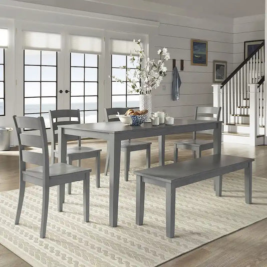 26.6 Inch Modern Wood Engineered Wood Dining Set