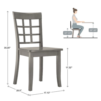 26.6 Inch Modern Wood Engineered Wood Dining Set