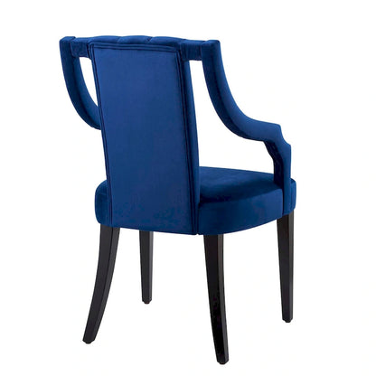 Wood Velvet Chair