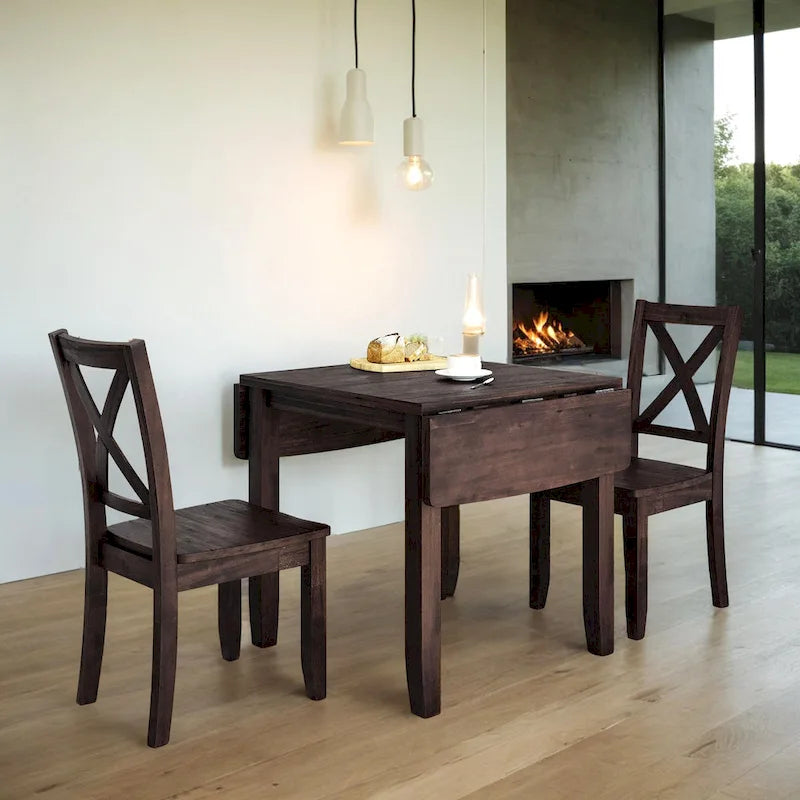 5 Inch Modern Wood Engineered Wood Table Extendable