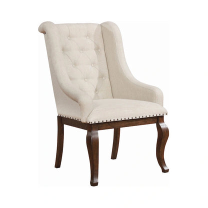 43.25 Inch Wood Fabric Chair Upholstered