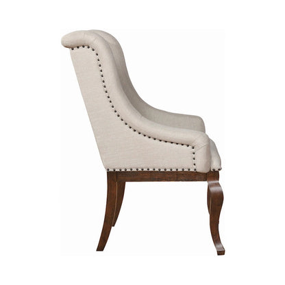 43.25 Inch Wood Fabric Chair Upholstered