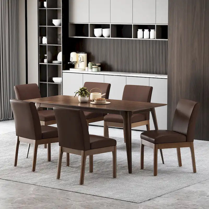 23.50 Inch Contemporary Wood Metal Chair Upholstered