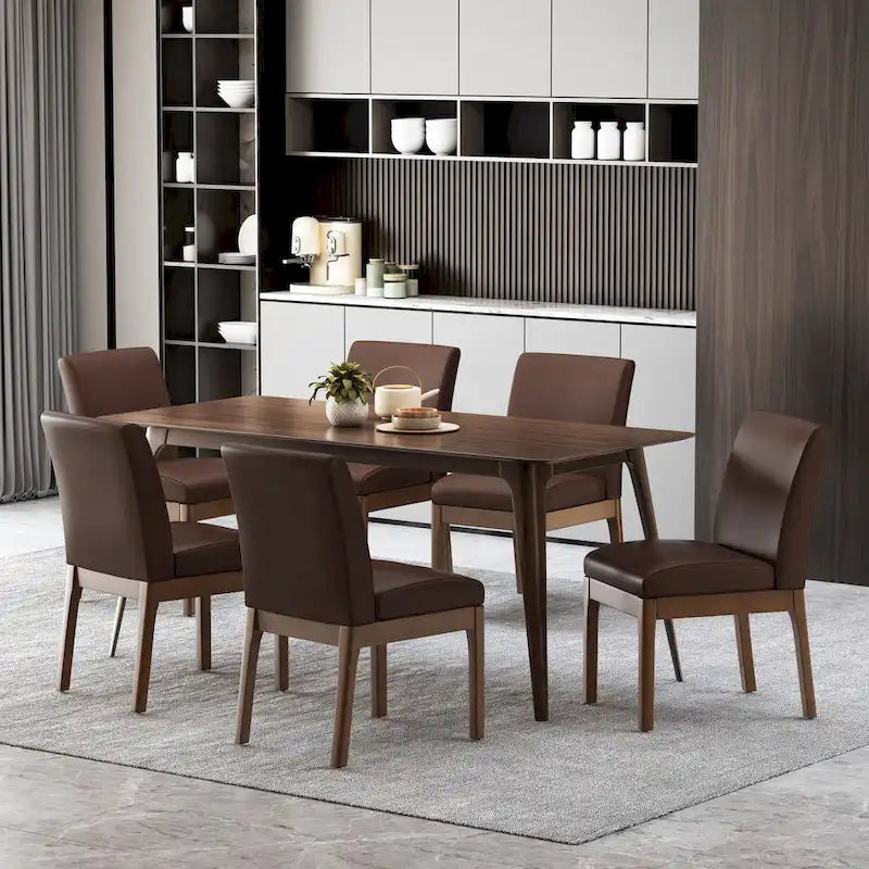 23.50 Inch Contemporary Wood Metal Chair Upholstered