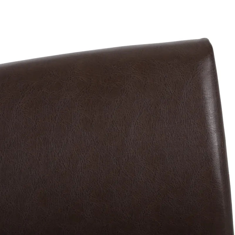 23.50 Inch Contemporary Wood Metal Chair Upholstered