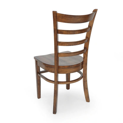 21.00 Inch Farmhouse Wood Metal Chair