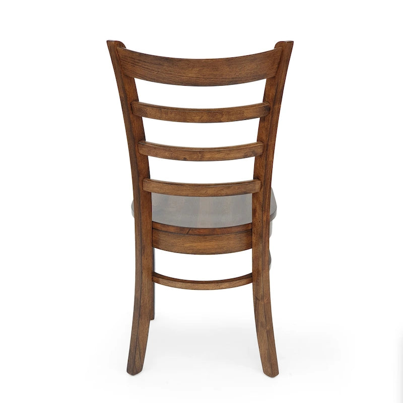21.00 Inch Farmhouse Wood Metal Chair