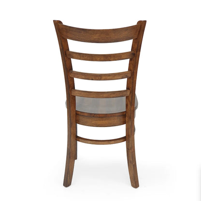 21.00 Inch Farmhouse Wood Metal Chair