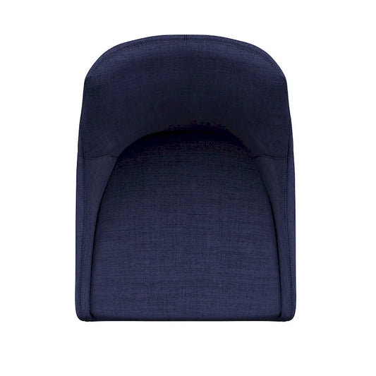 Sasha Espresso Barrel Back Counter Stools (Set of 2) iNSPIRE Q Modern