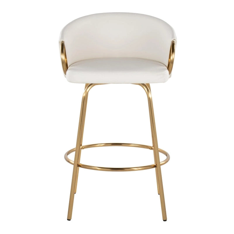 Modern Metal Velvet Chair Swivel