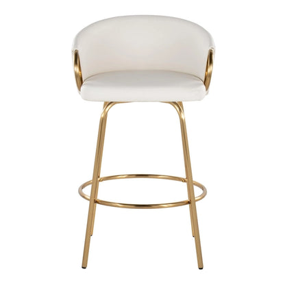 Modern Metal Velvet Chair Swivel