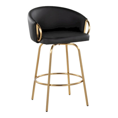 Modern Metal Velvet Chair Swivel