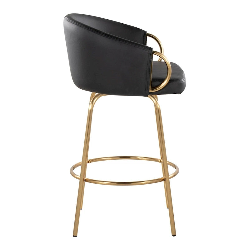 Modern Metal Velvet Chair Swivel