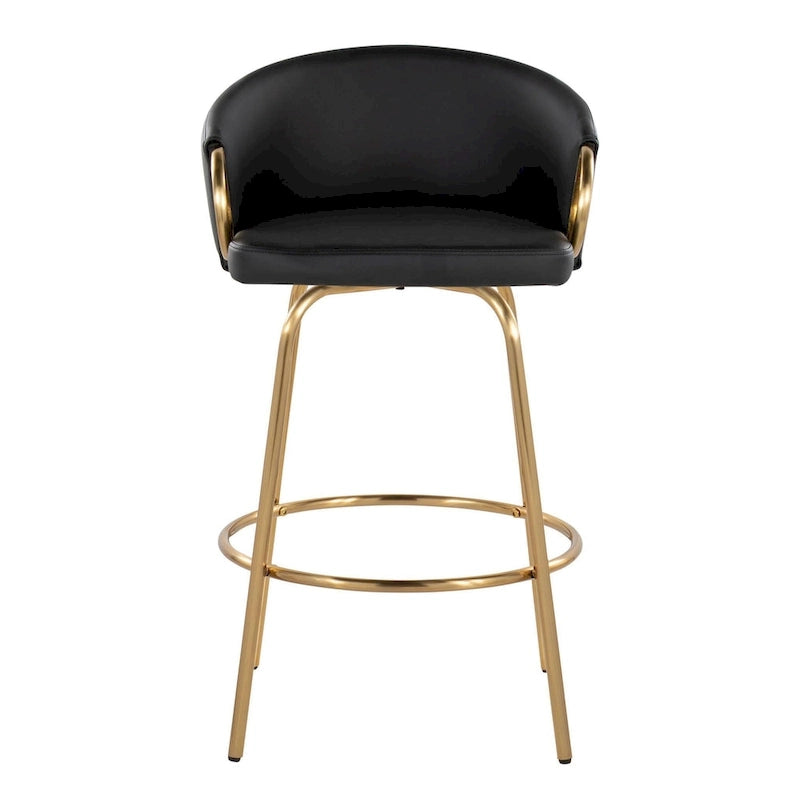 Modern Metal Velvet Chair Swivel