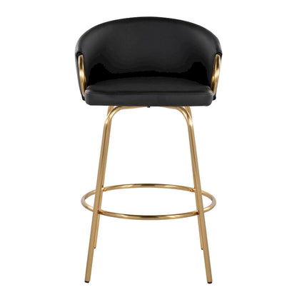 Modern Metal Velvet Chair Swivel