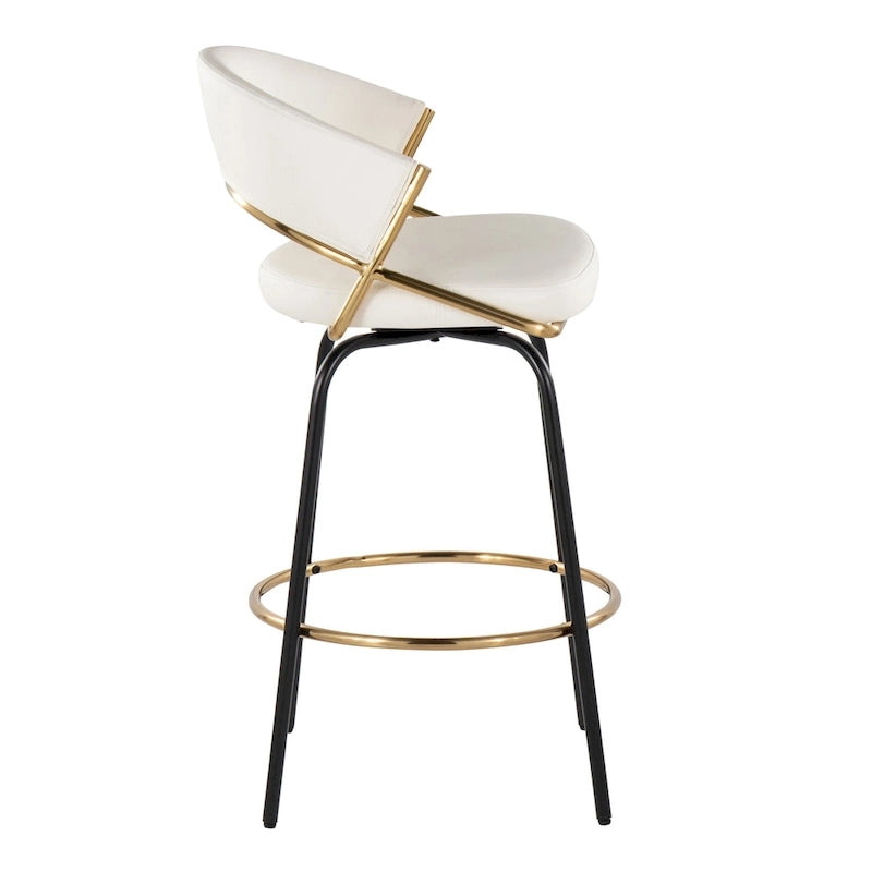 Metal Velvet Chair Swivel