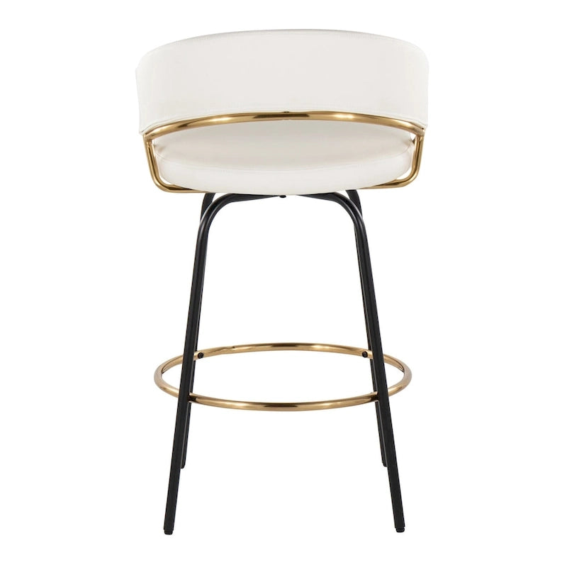 Metal Velvet Chair Swivel