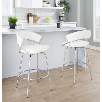 Metal Velvet Chair Swivel