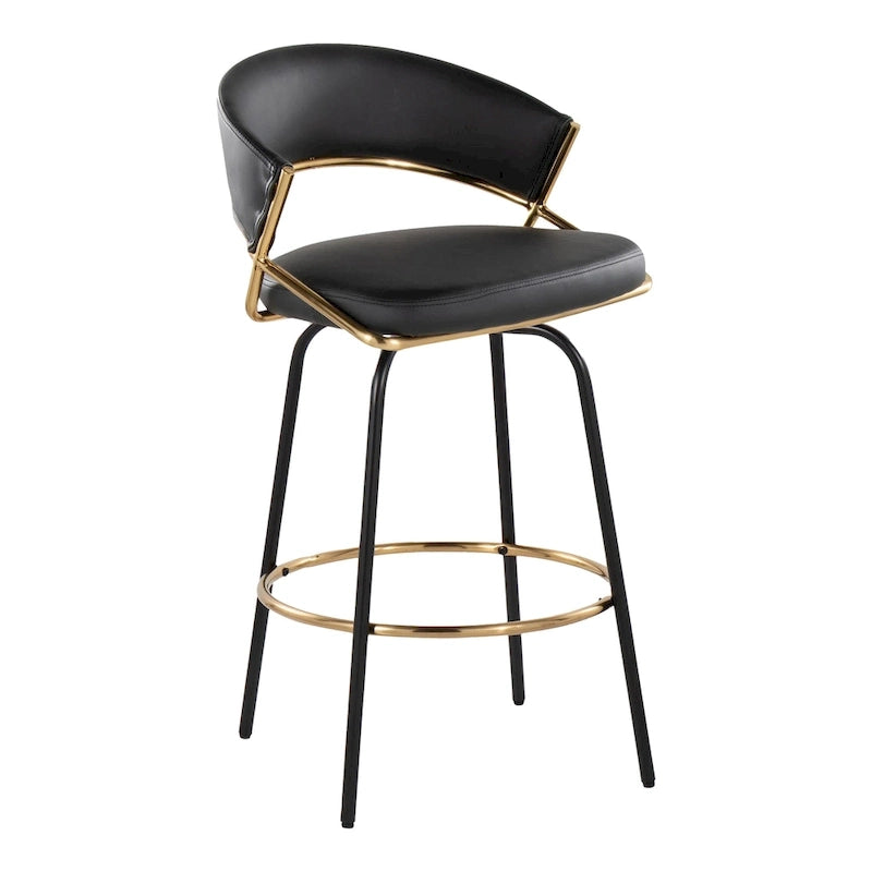 Metal Velvet Chair Swivel