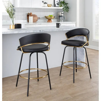 Metal Velvet Chair Swivel