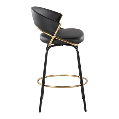 Metal Velvet Chair Swivel