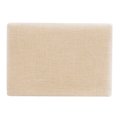 32.5 Inch Wood Linen Chair