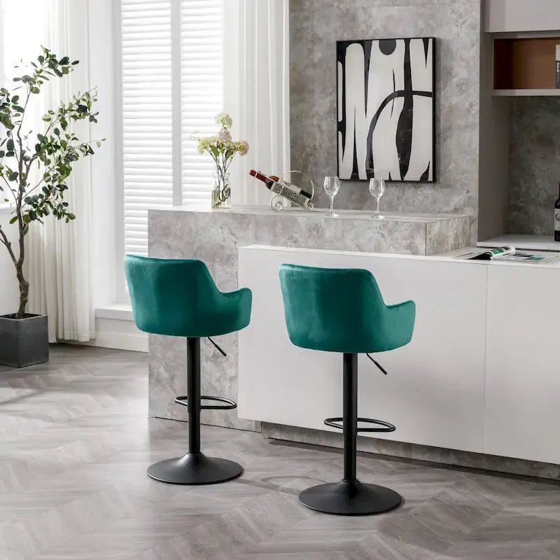 Modern Velvet Table Adjustable