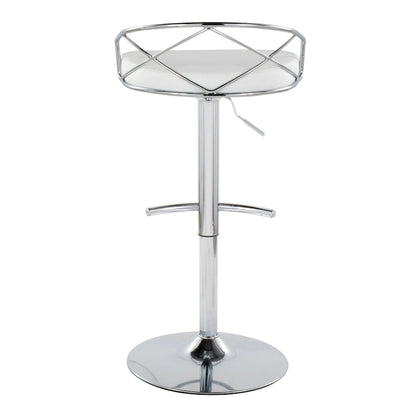 18.5 Inch Contemporary Metal Velvet Table Adjustable