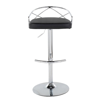 18.5 Inch Contemporary Metal Velvet Table Adjustable