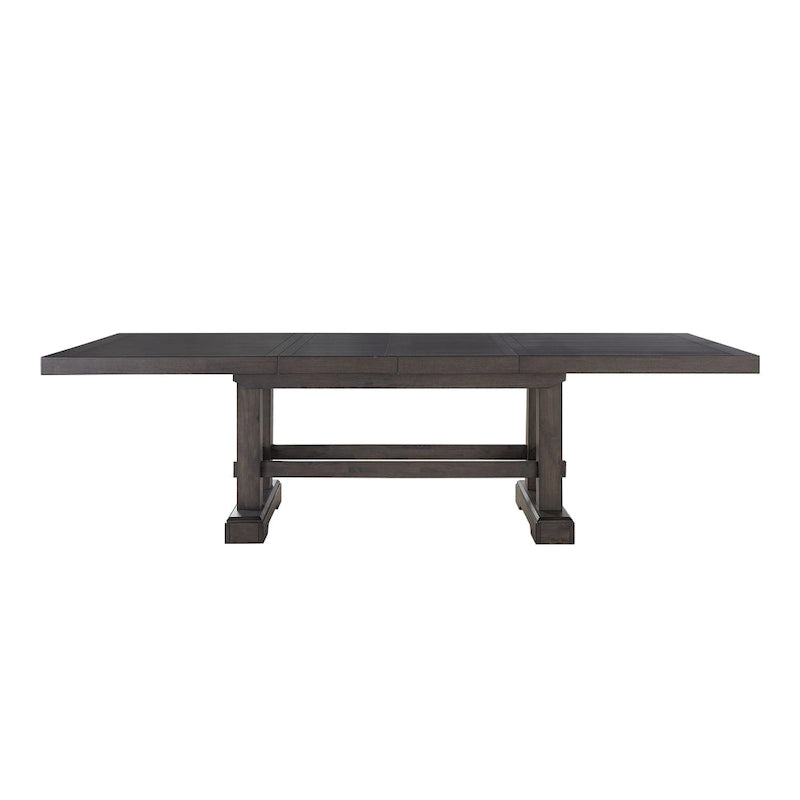 108 Inch Modern Wood Metal Dining Set Upholstered