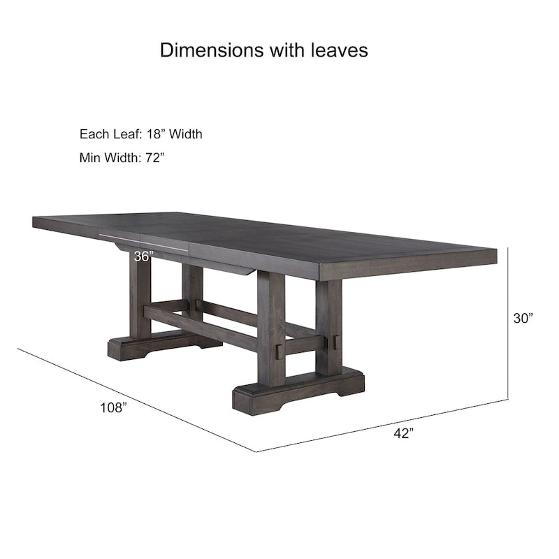 108 Inch Modern Wood Metal Dining Set Upholstered