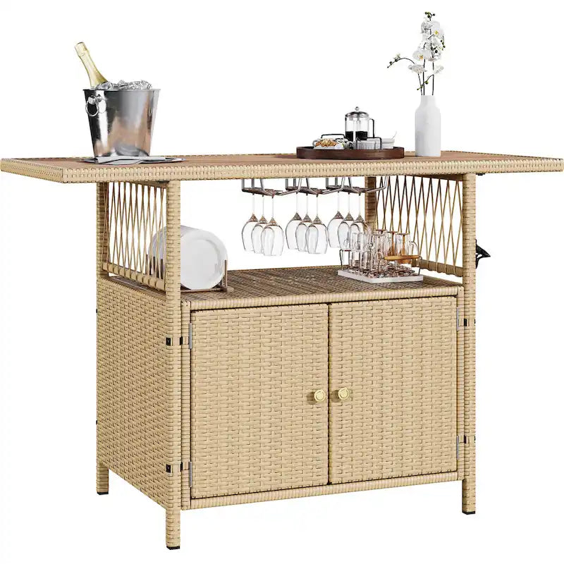 Classic Wood Metal Table