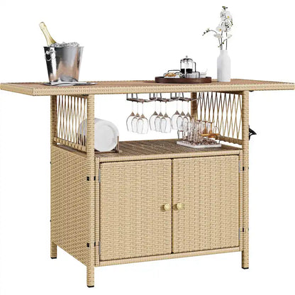 Classic Wood Metal Table