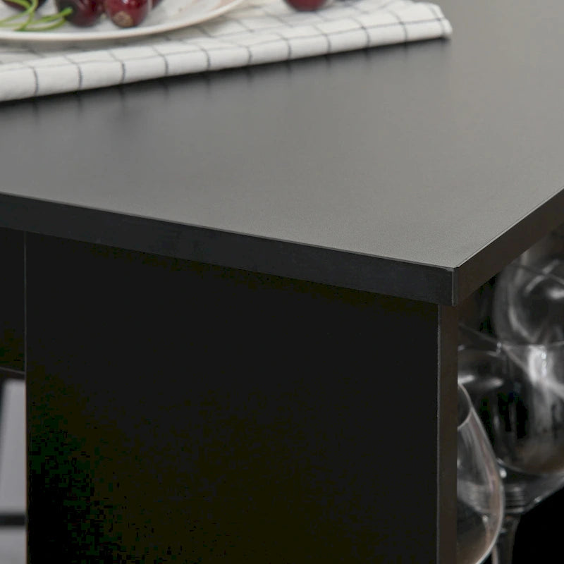 Modern Glass Engineered Wood Table