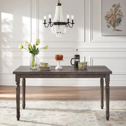 30.3 Inch Farmhouse Wood Engineered Wood Table