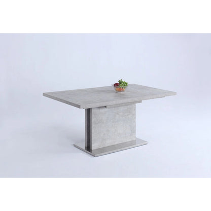 Contemporary Wood Metal Table Extendable
