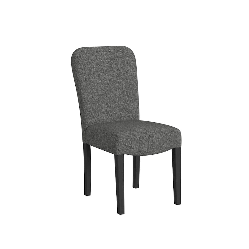 19.5 Inch Modern Wood Fabric Chair Upholstered