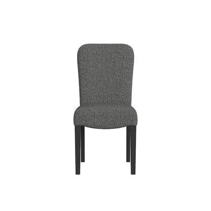 19.5 Inch Modern Wood Fabric Chair Upholstered